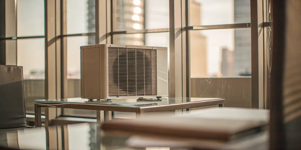 A modern HVAC system unit and the factors determining its replacement cost.