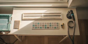 Professional air duct cleaning equipment, a key factor in the total service cost.
